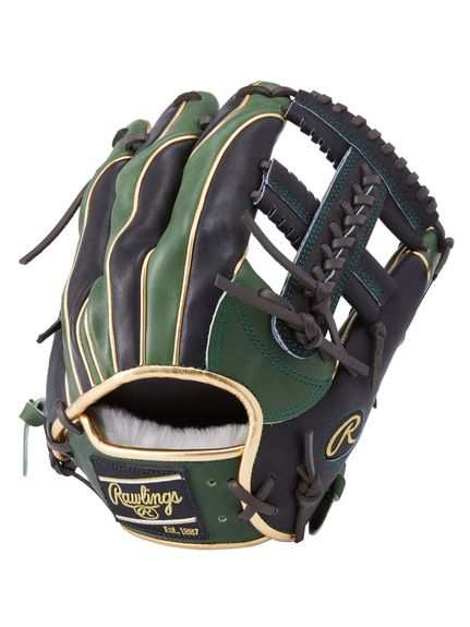 ローリングス Rawlings 軟式 HOH PRO EXCEL WIZARD #02 COLORS(エイチオーエイチプロエクセルウィザードカラーズ)CK4MG-MLグリーン/ブラ