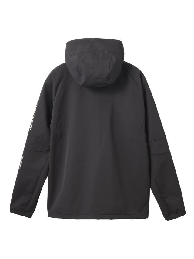 デサント DESCENTE HEATNAVI TOUGH ソフトシェル フルジップフーディー メンズスポーツウェア ウインドアップジャケット メンズ ST4FJK23M BK00