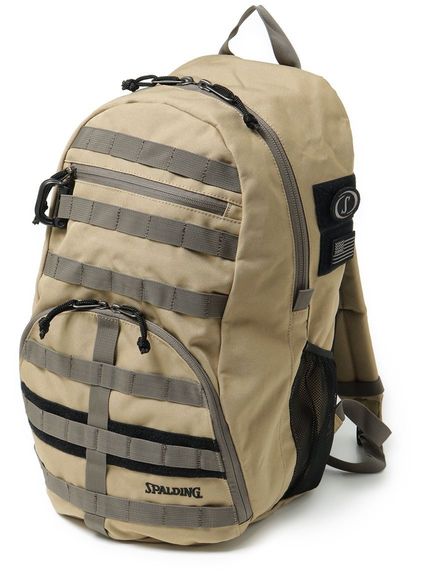 スポルディング SPALDING ハーフデイ コマンダー サンドカーキ バックパック