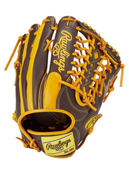 ローリングス Rawlings 軟式 HYPER TECH COLOR SYNC(ハイパーテックカラーシンク)Y719-Dブラウン/Pイエロー 軟式グラブの通販は 9,438円