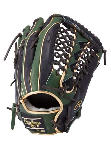 ローリングス Rawlings 軟式 HOH PRO EXCEL WIZARD #02 COLORS(エイチオーエイチプロエクセルウィザードカラーズ)B88MG-MLグリーン/ブラ