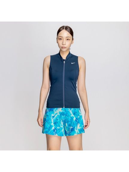 ナイキ NIKE ナイキ SP25 ジップ付き袖なしゆったりシルエット総柄2in1パンツセパレーツ フィットネス