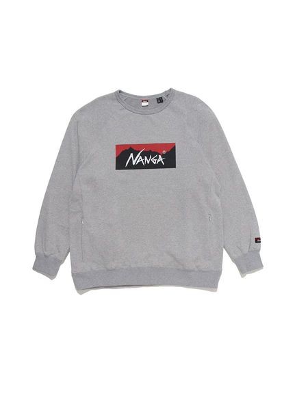 ナンガ NANGA ECO HYBRID BOX LOGO SWEATSHIRT スウェット・パーカー