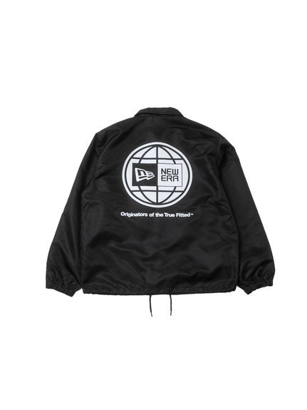 ニューエラ NEWERA COACH JACKET WORLD LOGO BLK ジャケット