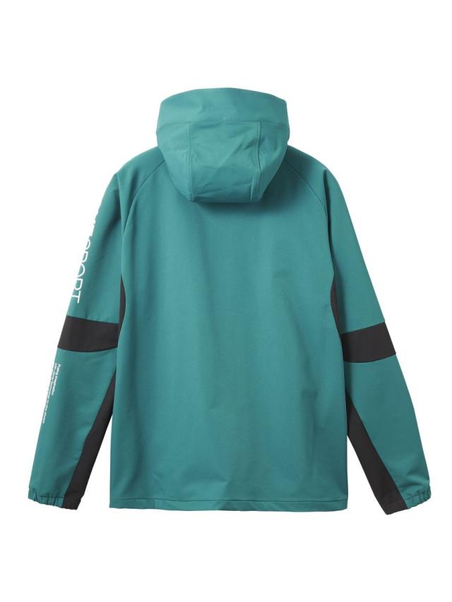 デサント DESCENTE HEATNAVI TOUGH ソフトシェル フルジップフーディー メンズスポーツウェア ウインドアップジャケット メンズ ST4FJK23M GRBKの通販は