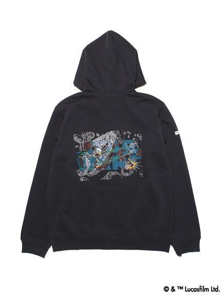 タラスブルバ/スター・ウォーズ TARAS BOULBA/STAR WARS スター・ウォーズ ジップアップフードパーカー（ロゴ） スウェット・パーカー レディース 5,500円
