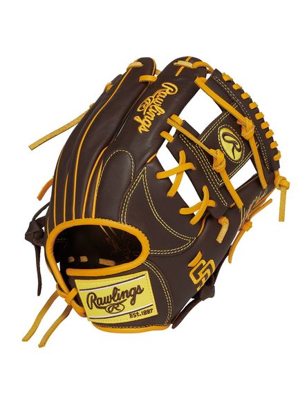ローリングス Rawlings ジュニア軟式 HYPER TECH MLB TEAM(ハイパーテックエムエルビーチーム)N6L - サンディエゴ・パドレス 軟式グラブ