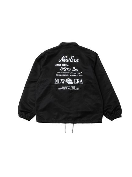 ニューエラ NEWERA COACH JACKET ARCHIVE LOGO BLK ジャケット