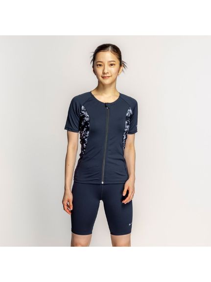 ナイキ NIKE ナイキ FA25 ジップ付き半袖セパレーツ フィットネス