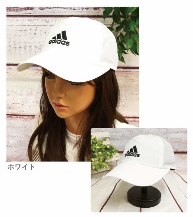 adidas 撥水キャップ 帽子 メンズ 春夏 つば広で小顔効果 ラバーロゴ