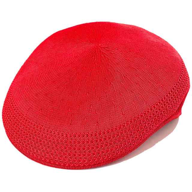 KANGOL 507 メッシュ素材 ハンチング レッド系 Mサイズ - 帽子