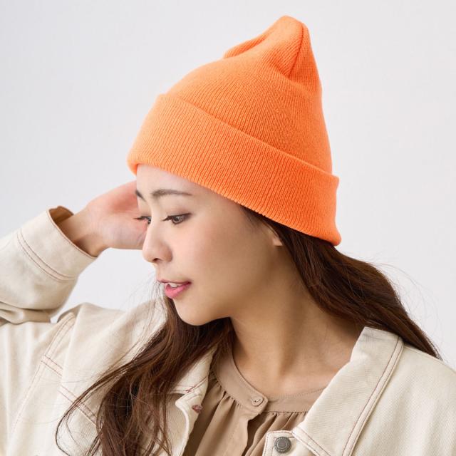 ニット帽 アクリル 秋冬 ビーニー 柔らか カラフル メンズ レディース