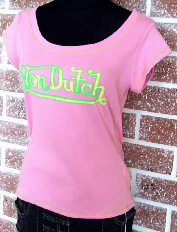 洋服 Von Dutch ボンダッチ バックデザイン ピンク Mサイズ 背中開き レディース Von T 023の通販はau Pay マーケット ハッピーハット