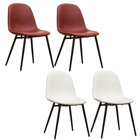 【Baronダイニングチェア2脚セット　全6色】　チェアー チェア 椅子 イス ダイニング ダイニングチェアの通販は