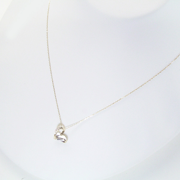 ネックレス k18 プラチナ 天然 ダイヤモンド 18金 K18 Pt900 ハート 妻 彼女 プレゼント 品番MA-0195 2営業日前後の発送予定_3