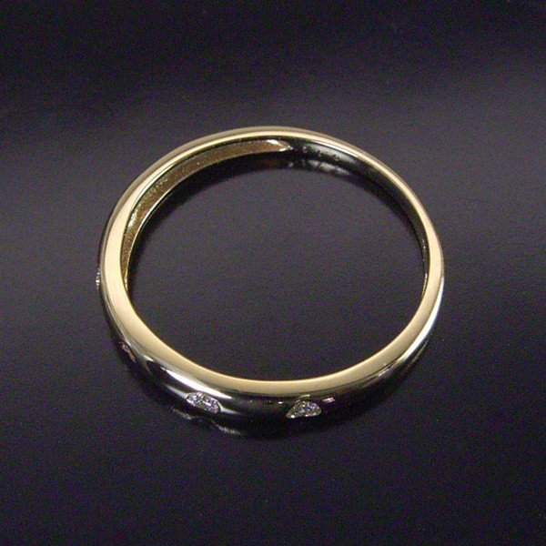 リング 指輪 レディース ダイヤモンド 18k 18金 k18 天然ダイヤモンド ドットリング 品番ma-0316　2営業日前後の発送予定_3