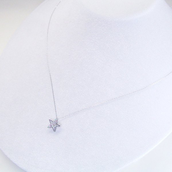 天然 ダイヤモンド ネックレス プラチナ ネックレス pt950 レディース 星 スター star 品番tc-098 2営業日前後の発送予定_4