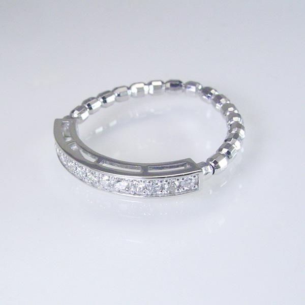 フリーサイズ リング 指輪 プラチナ 天然 ダイヤモンド Pt950 計0.15