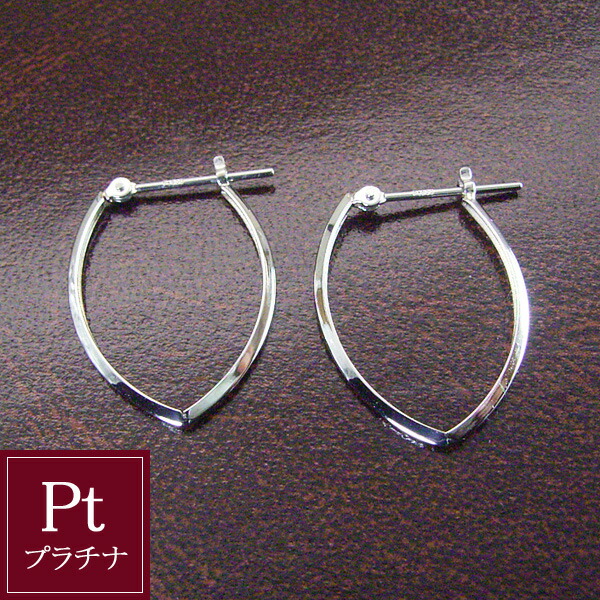 ピアス レディース プラチナ フープピアス pt プラチナ900 プレゼント 地金 お試し価格 品番ma-0394　6月3日前後の発送予定