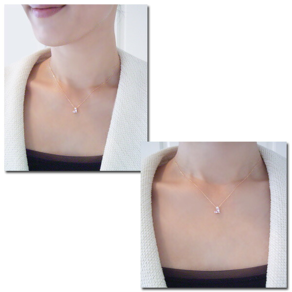 ネックレス 天然 ダイヤモンド 18k 18金 k18 ピンクゴールド ピンク サファイア ハート 品番MA-036　2営業日前後の発送予定_7
