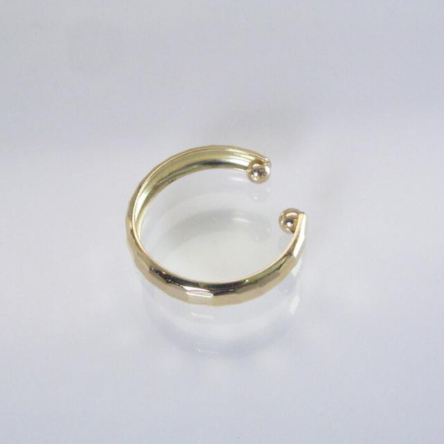 イヤーカフ K18 イヤカフ レディース 18金 18k アクセサリー プレゼント 地金 片耳専用 品番ma-0409  2営業日前後の発送予定_2