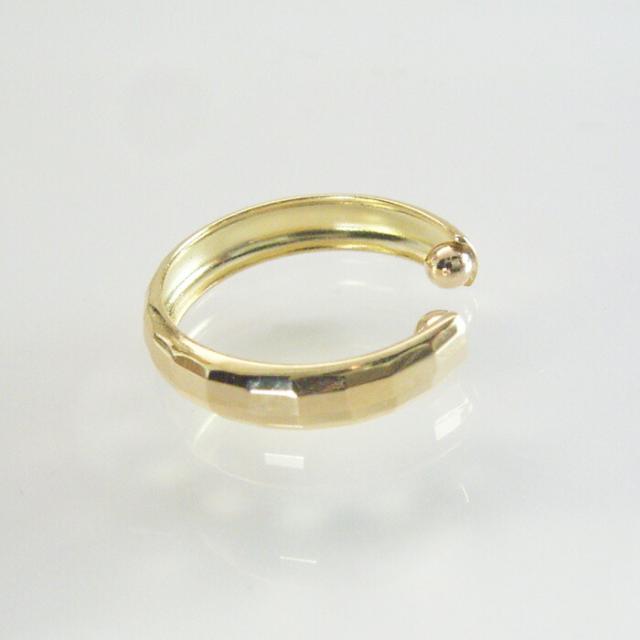 イヤーカフ K18 イヤカフ レディース 18金 18k アクセサリー プレゼント 地金 片耳専用 品番ma-0409  2営業日前後の発送予定_5
