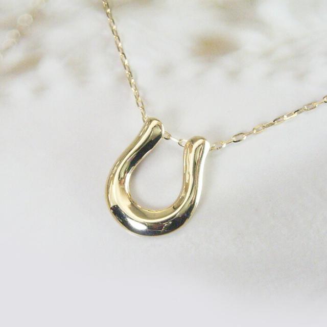 18金×24金】ホースネックレス ペンダントトップ K18 K24 PAMP製 18金×