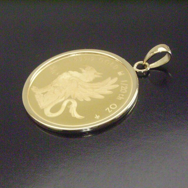 2025年限定品 純金 コイン 24金 K24 1/20oz 1/20オンス グリフィン ペンダントトップのみ 世界1000枚限定 品番mr-0182 2営業日前後の発送_3
