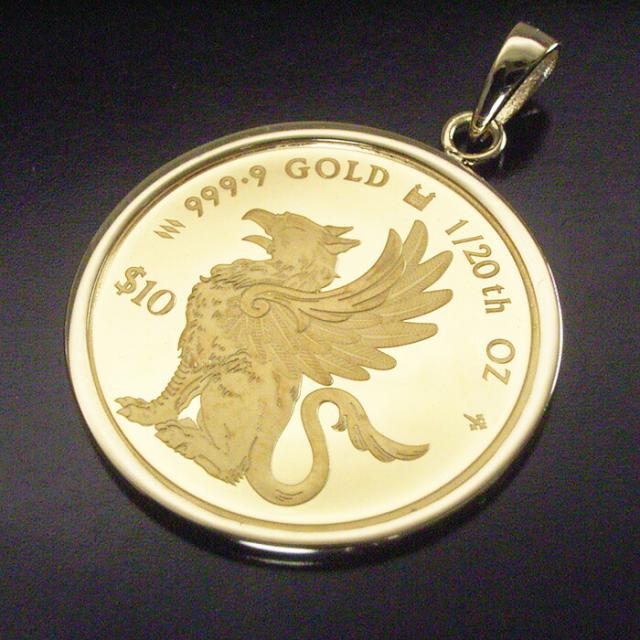 2025年限定品 純金 コイン 24金 K24 1/20oz 1/20オンス グリフィン ペンダントトップのみ 世界1000枚限定 品番mr-0182 2営業日前後の発送_13