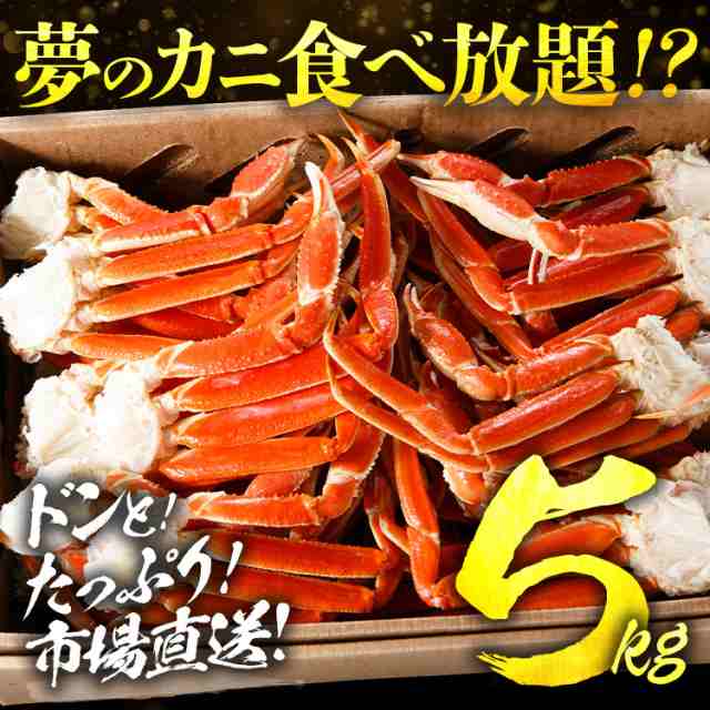 ズワイガニ5キロ - 魚介類(加工食品)