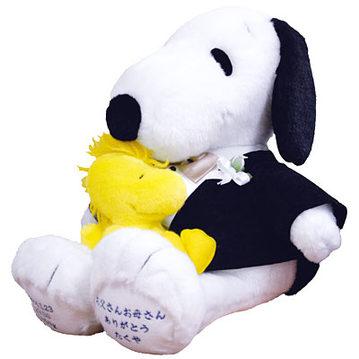 ☆スヌーピー（SNOOPY） ウエイトドール スヌーピー・フォーマル with ウッドストック