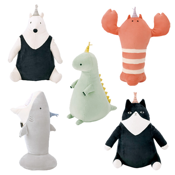 ルーミーズパーティー マスコット 全6種 ぬいぐるみ マスコット 連れて