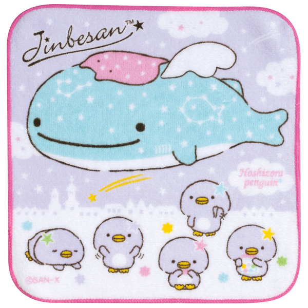 7 じんべえさん じんべえさんと星空ぺんぎんテーマ プチタオル Cmの通販はau Pay マーケット スマホ キャラグッズの ビッグスター