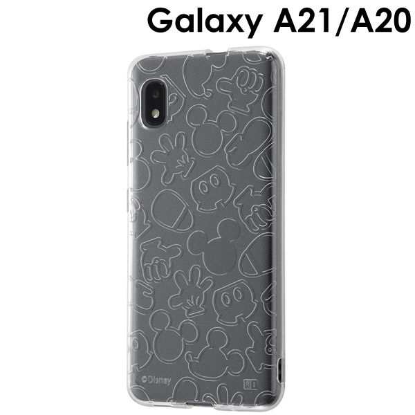 ディズニー Galaxy A21/Galaxy A20 専用 TPUソフトケース キラキラ ...