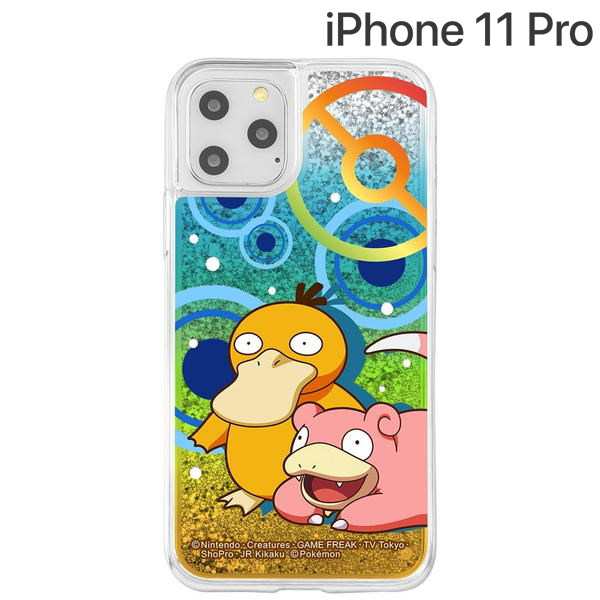 ポケットモンスター iPhone 11 Pro ラメ グリッターケース コダック