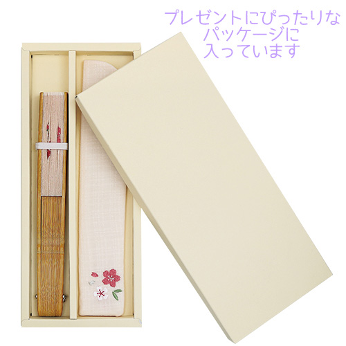タクヤ ペンライト 扇子 セット ☆ 刺繍扇子セット 花火 KC18-1004-02【激安メガセール！】の