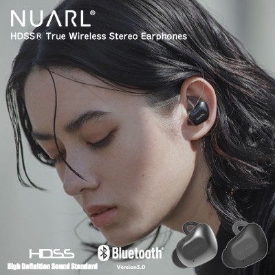 【送料無料】☆ NUARL HDSS 完全ワイヤレスイヤホン True Wireless Stereo Earphones　NT01-MB/NT01-BS【激安メガセール！】の通販は