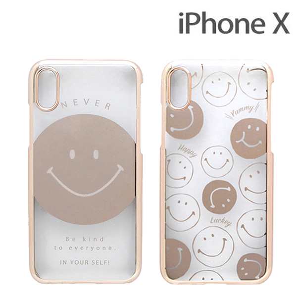 SMILEY Harvey Ball(スマイリーハーベイボール) iPhoneX 専用 ピンク