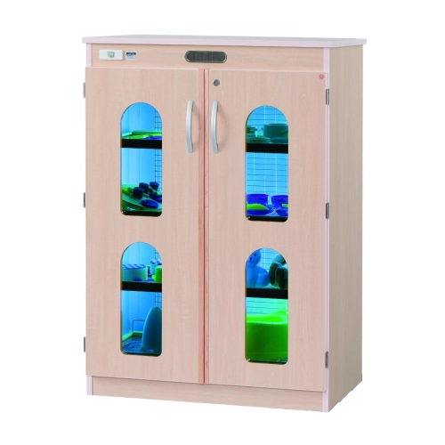 【送料無料】 Vクリーン 紫外線ランプ付き保管庫(4段)ワイド / みっとめるへん社の通販は 326,849円