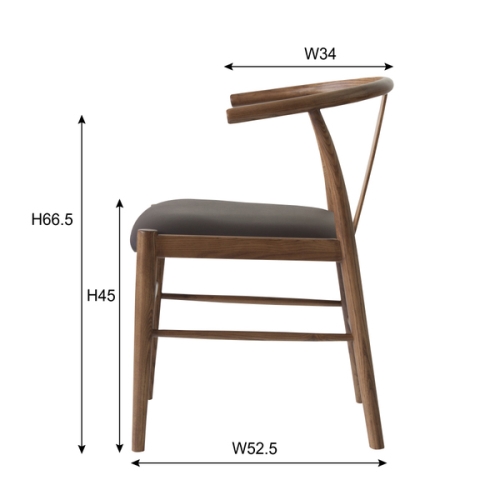 東谷 / レント チェア (ブラウン) (W55×D52.5×H71×SH45) (送料無料[北海道・沖縄送料別])_6