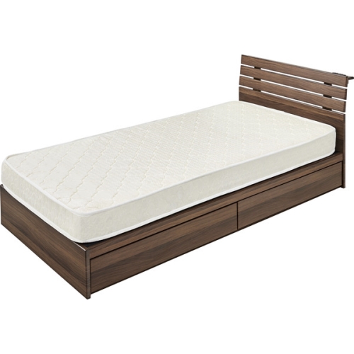 東谷 / 引き出し付きベッド (ブラウン) (W99×D207×H75×SH24) (送料無料[北海道・沖縄送料別])