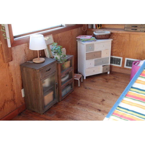 東谷 / ガラスキャビネット (ブラウン) (W40×D29×H66) (送料無料