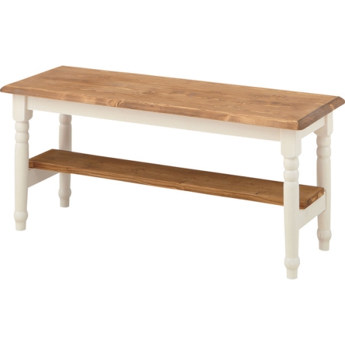 東谷 / ベンチ (ホワイト) (W100×D35×H43) (送料無料[北海道・沖縄送料別])の通販は