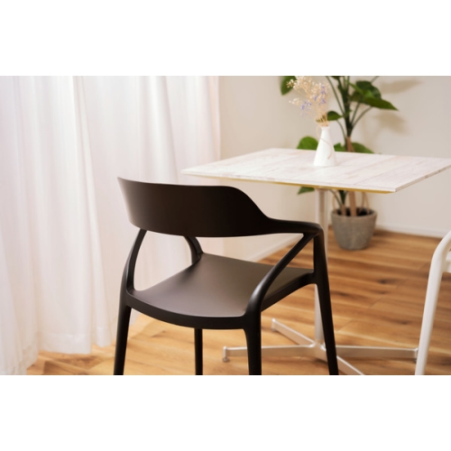 東谷 / チェア (ブラック) (W57×D52×H79.5×SH45) (送料無料[北海道