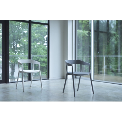 東谷 / アームチェア (ホワイト) (W57×D51.5×H76×SH46) (送料無料