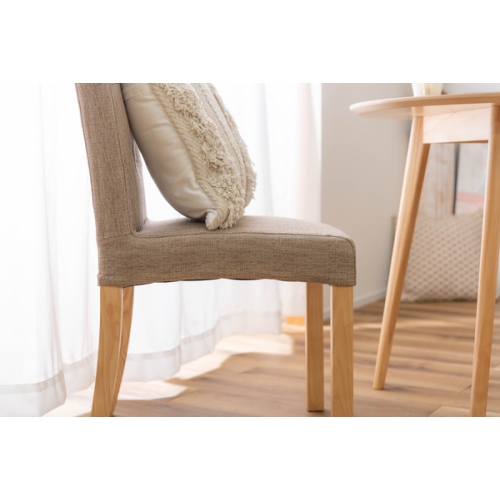 東谷 ダイニングチェア ベージュ W44×D56×H82×SH48 CL-812CBE ファブリック 北欧 天然木 シンプル おしゃれ メーカー直送 送料無料 東谷 ダイニングチェア ベージュ W44×D56×H82×SH48 CL-812CBE