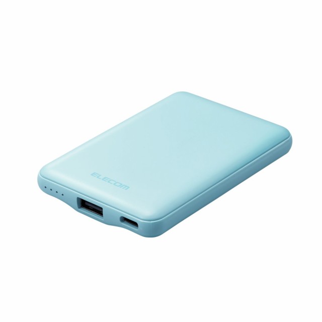 モバイルバッテリー/リチウムイオン電池/おまかせ充電対応/12W対応/USB-A出力1ポート/Type-C入力5000mAh/ブルー  エレコム株式会社の通販はau PAY マーケット サプライズWEB au PAY マーケット店 au PAY マーケット－通販サイト