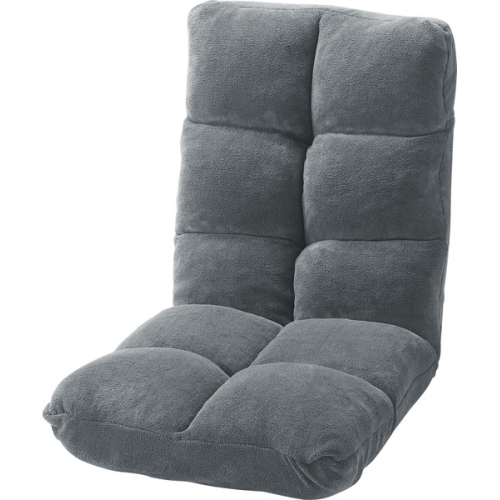 東谷 / もこもこリクライナー (グレー) (W42×D60-102×H56×SH14) (送料無料[北海道・沖縄送料別])の通販は 5,631円