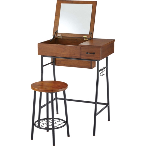 東谷 / ドレッサー&スツールセット (ブラウン) (デスク:W60×D38×H76