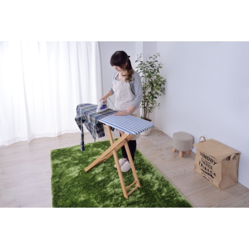 東谷 / アイロン台L (ブルー) (W106×D34×H48/64/75/83) (送料無料[北海道・沖縄送料別])